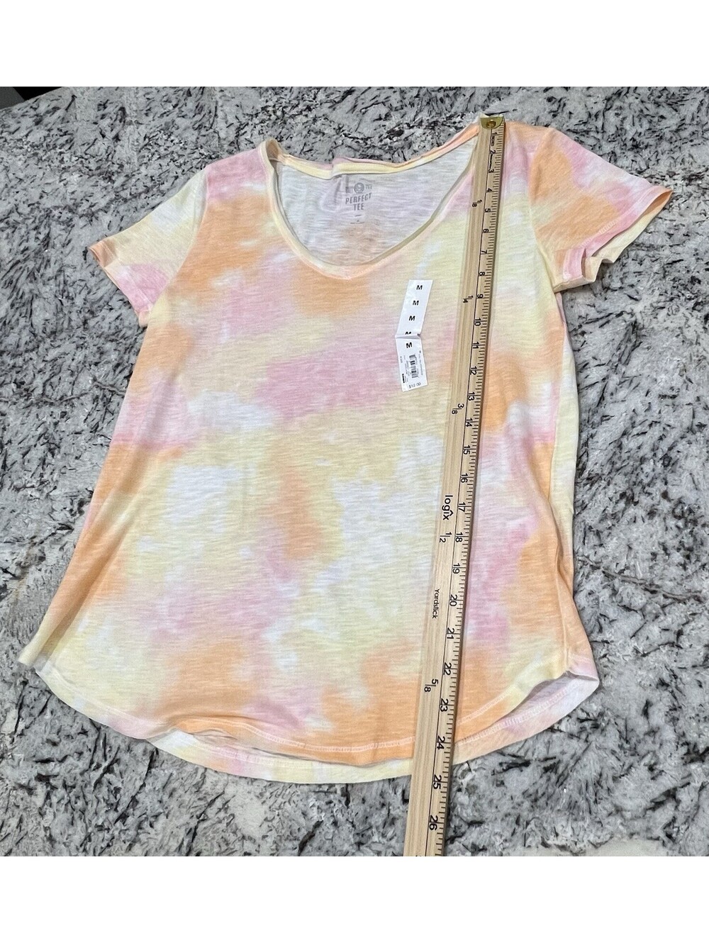 Sonoma SO SS Tie-Dye T-Shirt Size M Pastel Colors Lightweight New - Picture 4 of 7